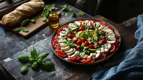 Avocado-Caprese-Salad