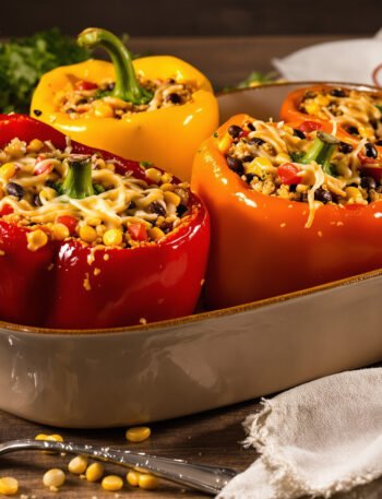 stuffed bell peppers vegetarian stuffed bell peppers vegetarian