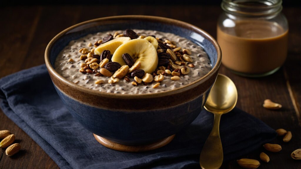 Peanut Butter Chia Pudding - Esoterris.com chia pudding, peanut butter, healthy dessert, breakfast, vegan chia pudding, peanut butter, healthy dessert, breakfast, vegan