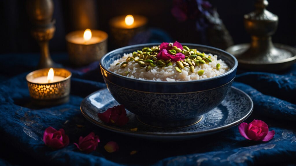 Rice Pudding with Rosewater: A Lunar Dessert for Love, Rest, and Inner Bloom