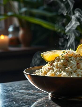 Creamy Lemongrass Risotto with Coconut Milk – Easy Vegan Twist on a Classic