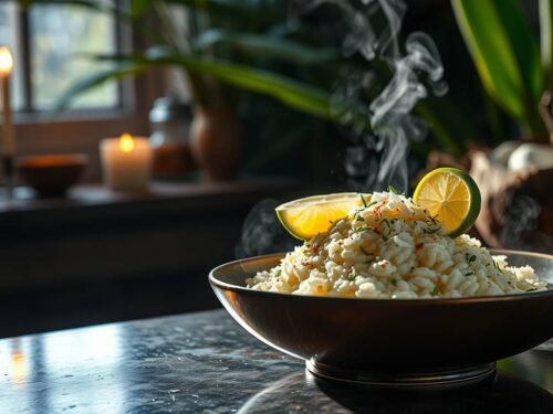 Creamy Lemongrass Risotto with Coconut Milk – Easy Vegan Twist on a Classic