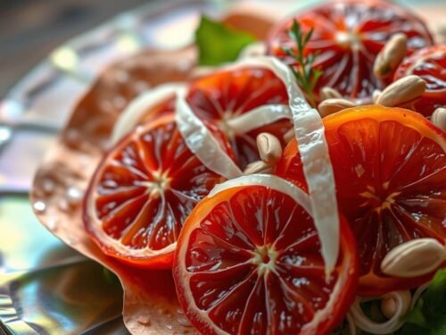 blood orange and fennel salad with pistachios blood orange and fennel salad with pistachios