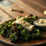charred broccoli with garlic-tahini sauce for courage charred broccoli with garlic-tahini sauce for courage charred broccoli with garlic-tahini sauce for courage