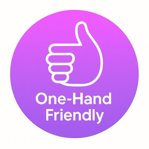 one-hand friendly one-hand friendly