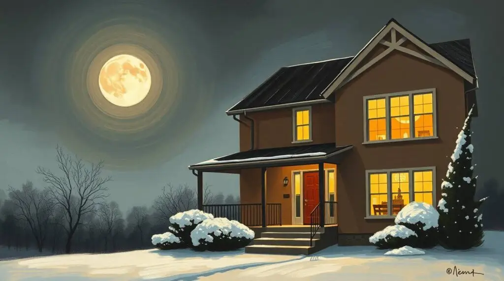 crossing-into-2026 - Esoterris.com moonlight over a quiet home at night moonlight over a quiet home at night