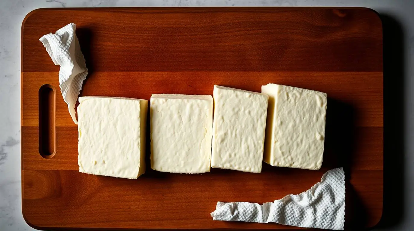 firm tofu, sliced with intention and patience. firm tofu, sliced with intention and patience.