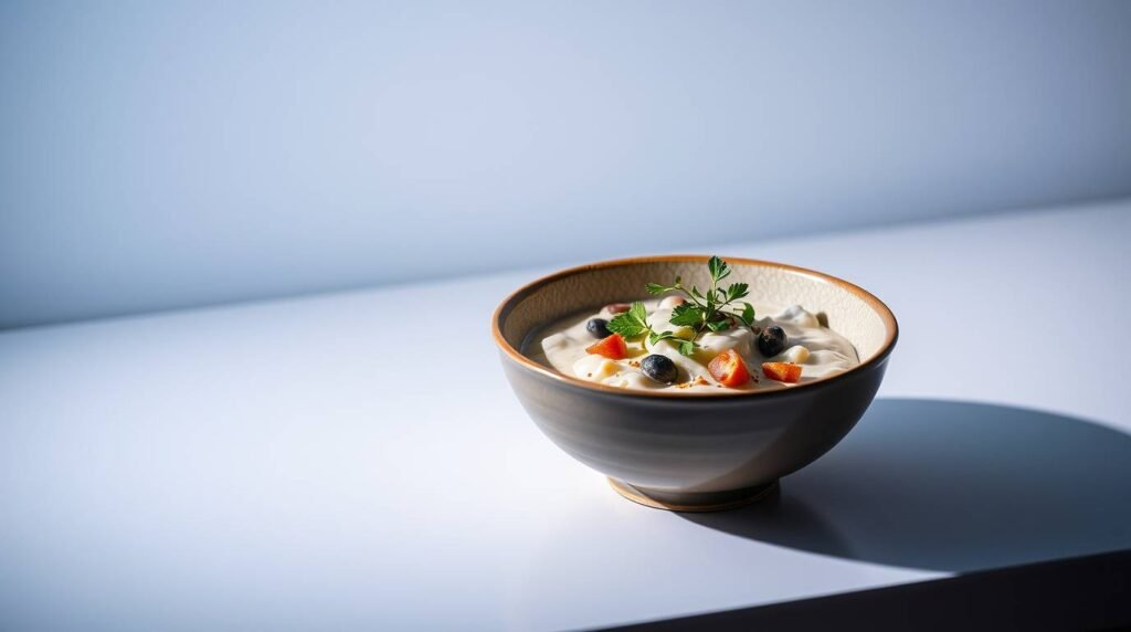 a visual metaphor for reduced decisions and mental load in cooking.