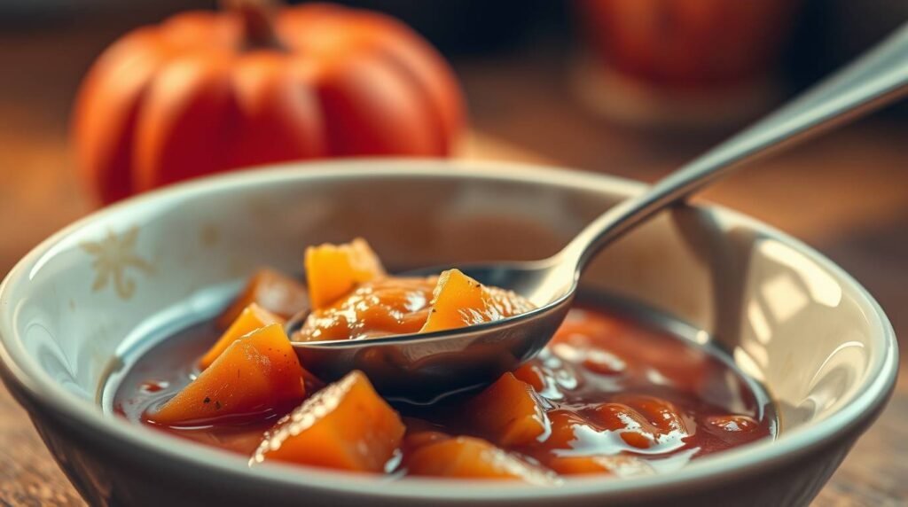 a bowl and spoon arranged for ease and accessibility.