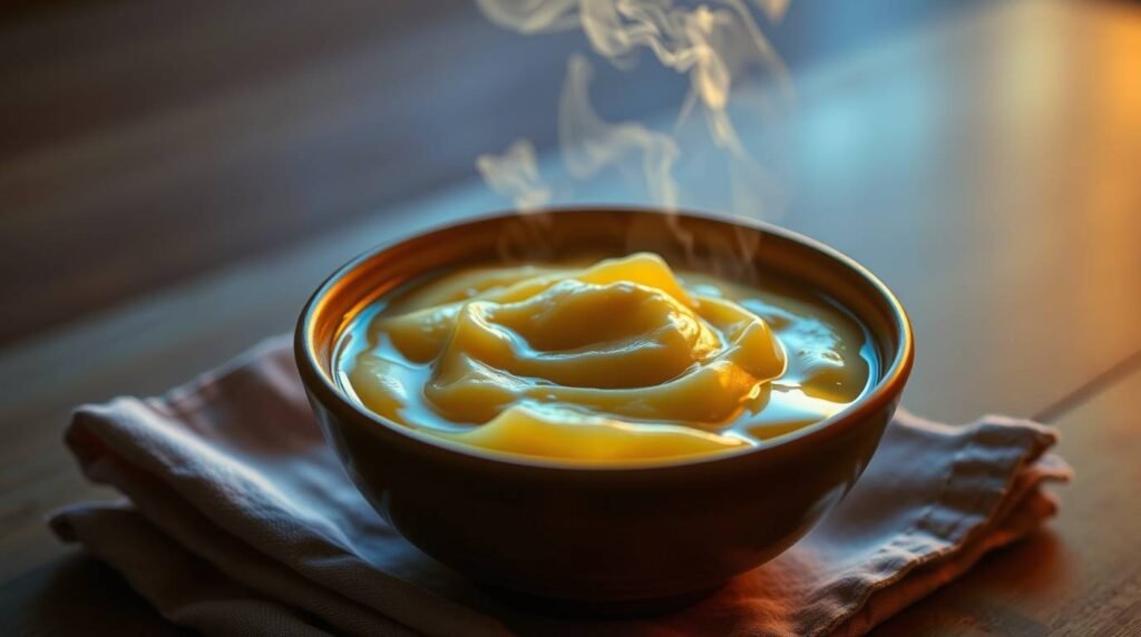 a warm, soft meal designed to calm the nervous system.