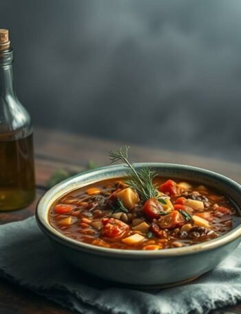 sardinian-style longevity minestrone with beans and spiced lentil cream sardinian-style longevity minestrone with beans and spiced lentil cream