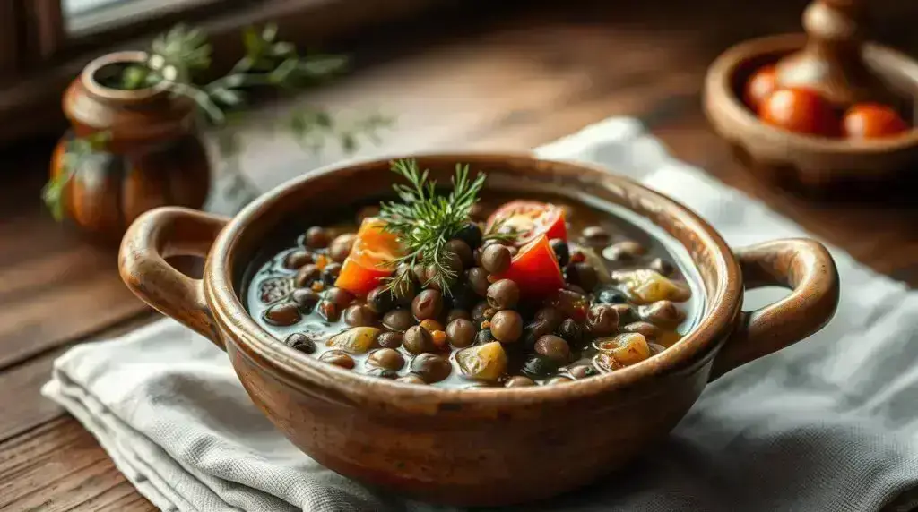 bowl of ikarian longevity stew with black-eyed peas, dill, and olive oil bowl of ikarian longevity stew with black-eyed peas, dill, and olive oil