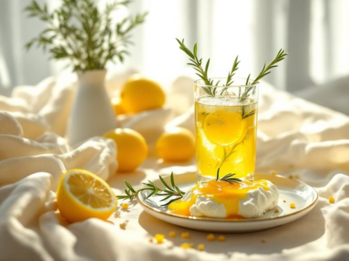 lemon rosemary elixir of the fool with ricotta and cardamom marmalade — tarot drink for bright intuition lemon rosemary elixir of the fool with ricotta and cardamom marmalade — tarot drink for bright intuition